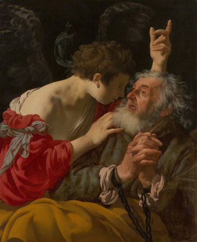 Die Befreiung des Heiligen Petrus, 1624 von Hendrick ter Brugghen